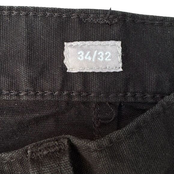ARIAT Rebar M4 Relaxed Straight Black Jeans Pants 34x32 Durastretch Double Front - Picture 4 of 16